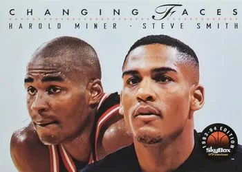 1993-94 SkyBox Premium Harold Miner / Steve Smith CF Variant #305 card image