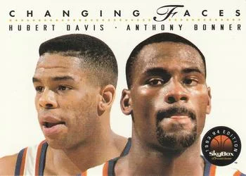 1993-94 SkyBox Premium Hubert Davis / Anthony Bonner CF Variant #309 card image