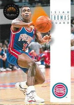 1993-94 SkyBox Premium Isiah Thomas Series 1 Perforated Sheet #NNO card image