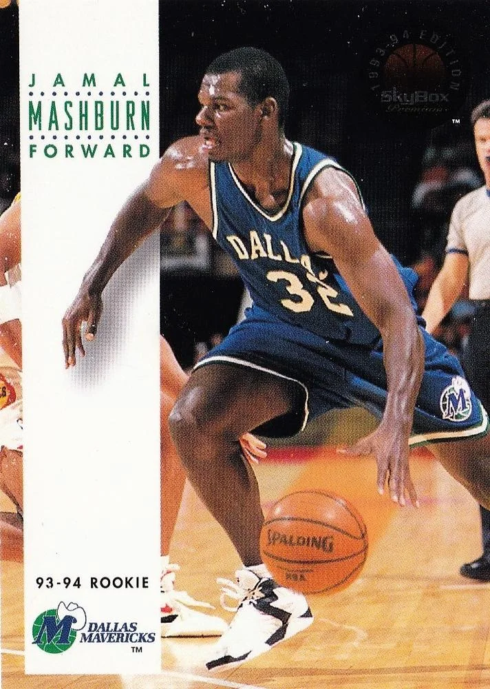 1993-94 SkyBox Premium Jamal Mashburn Variant #215 card image