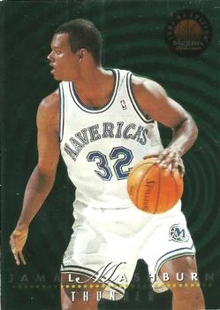 1993-94 SkyBox Premium Jamal Mashburn / Jim Jackson Thunder and Lightning #TL1 card image