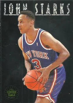 1993-94 SkyBox Premium John Starks Center Stage #CS4 card image