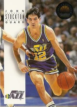 1993-94 SkyBox Premium John Stockton Variant #179 card image
