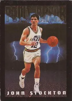 1993-94 SkyBox Premium John Stockton PC Variant #338 card image
