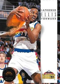 1993-94 SkyBox Premium Laphonso Ellis Series 1 Perforated Sheet 3 #NNO card image