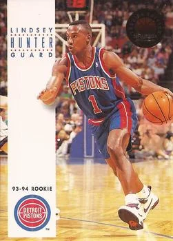 1993-94 SkyBox Premium Lindsey Hunter Variant #222 card image
