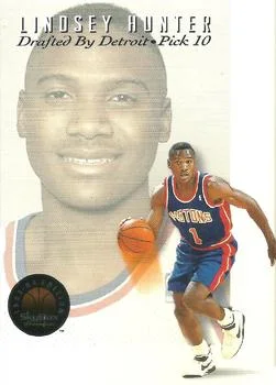 1993-94 SkyBox Premium Lindsey Hunter Draft Picks #DP10 card image