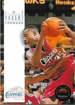 1993-94 SkyBox Premium Loy Vaught Series 1 Perforated Sheet #NNO card image