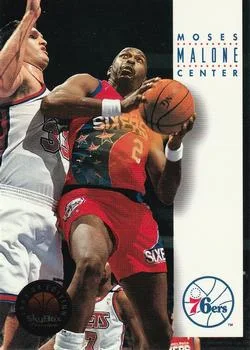 1993-94 SkyBox Premium Moses Malone Variant #265 card image