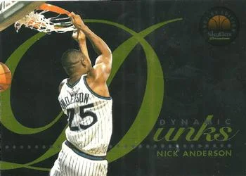 1993-94 SkyBox Premium Nick Anderson Dynamic Dunks #D1 card image