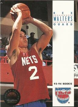 1993-94 SkyBox Premium Rex Walters Variant #187 card image