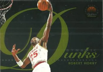 1993-94 SkyBox Premium Robert Horry Dynamic Dunks #D3 card image