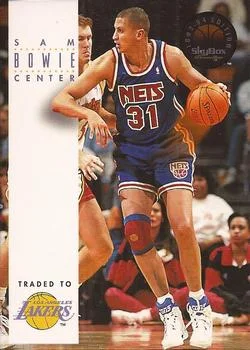 1993-94 SkyBox Premium Sam Bowie Variant #96 card image