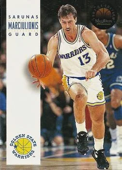 1993-94 SkyBox Premium Sarunas Marciulionis Variant #75 card image