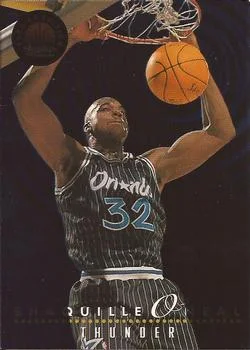 1993-94 SkyBox Premium Shaquille O'Neal / Anfernee Hardaway Thunder and Lightning #TL6 card image