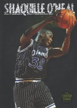 1993-94 SkyBox Premium Shaquille O'Neal Center Stage Promos #NNO card image
