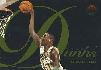 1993-94 SkyBox Premium Shawn Kemp Dynamic Dunks #D5 card image