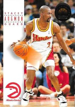 1993-94 SkyBox Premium Stacey Augmon Series 1 Perforated Sheet 3 #NNO card image
