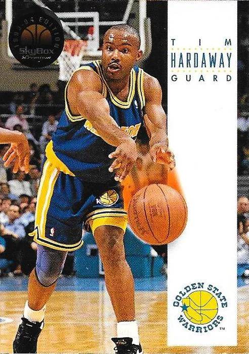 1993-94 SkyBox Premium Tim Hardaway Series 1 Perforated Sheet 3 #NNO card image