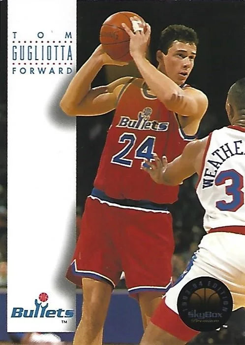 1993-94 SkyBox Premium Tom Gugliotta Promos #NNO card image