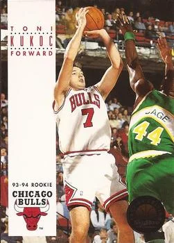 1993-94 SkyBox Premium Toni Kukoc Variant #207 card image