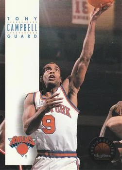 1993-94 SkyBox Premium Tony Campbell Variant #256 card image