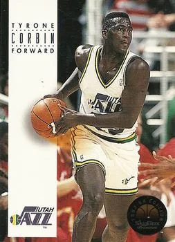 1993-94 SkyBox Premium Tyrone Corbin Variant #175 card image