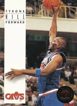1993-94 SkyBox Premium Tyrone Hill Variant #210 card image