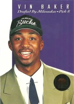 1993-94 SkyBox Premium Vin Baker Draft Picks #DP8 card image