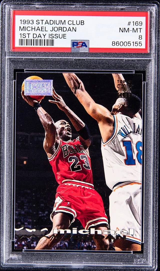 1993-94 Stadium Club Michael Jordan 1st Day Issue #169 card image