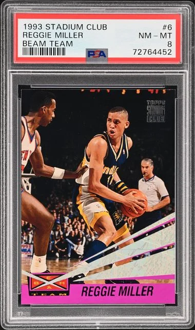 1993-94 Stadium Club Reggie Miller Beam Team #6 card image