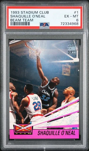 1993-94 Stadium Club Shaquille O'Neal Beam Team #1 card image
