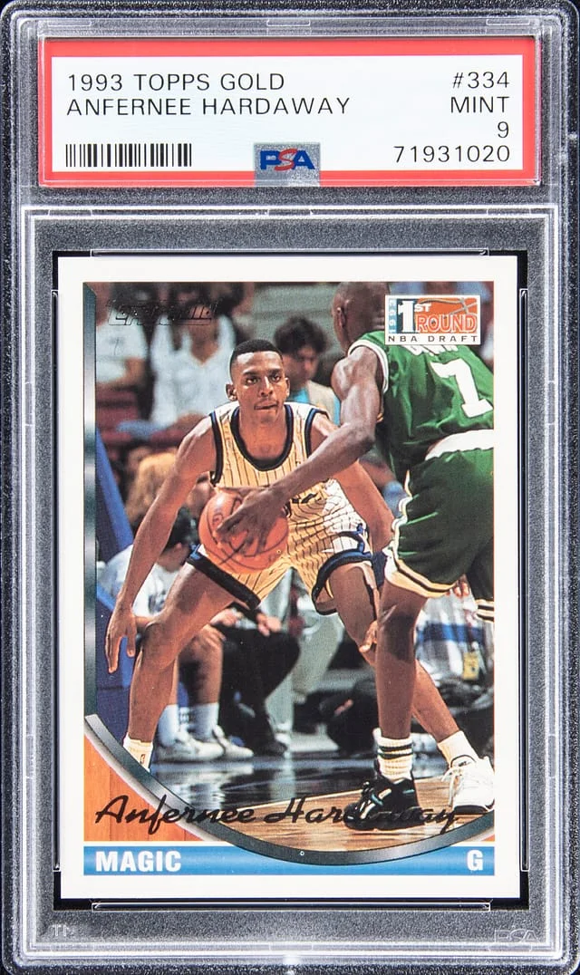 1993-94 Topps Anfernee Hardaway Gold #334 card image