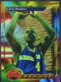 1993-94 Topps Finest Chris Webber Refractor #212 card image