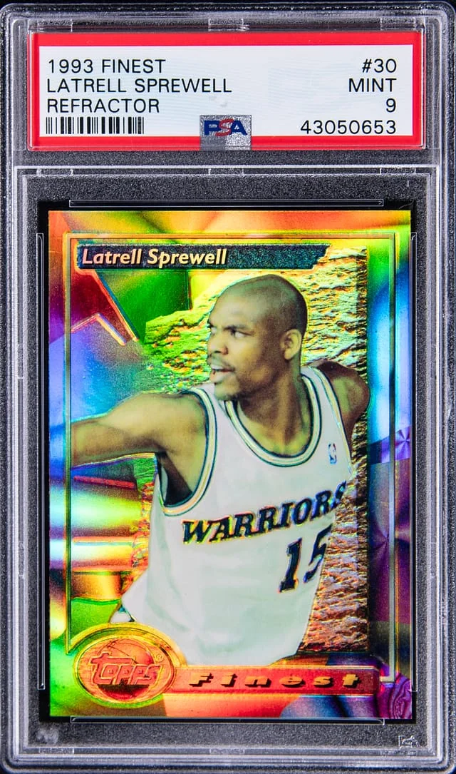 1993-94 Topps Finest Latrell Sprewell Refractor #30 card image