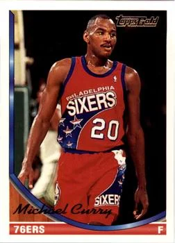 1993-94 Topps Michael Curry Gold #286 card image