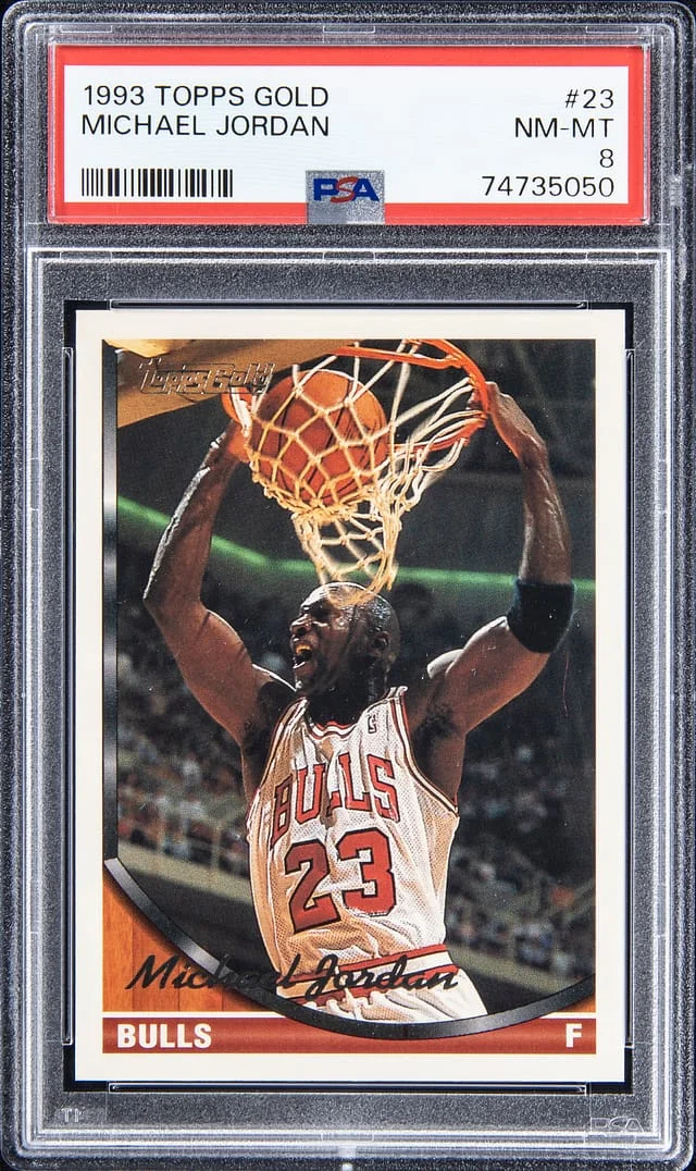 1993-94 Topps Michael Jordan Gold #23 card image