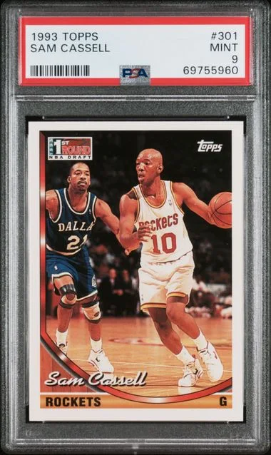 1993-94 Topps Sam Cassell #301 card image