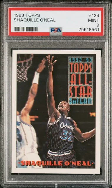 1993-94 Topps Shaquille O'Neal #134 card image