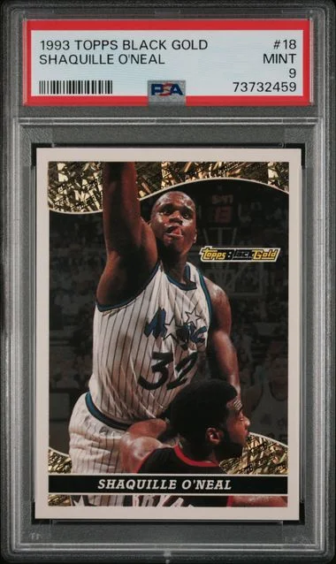 1993-94 Topps Shaquille O'Neal Black Gold #18 card image
