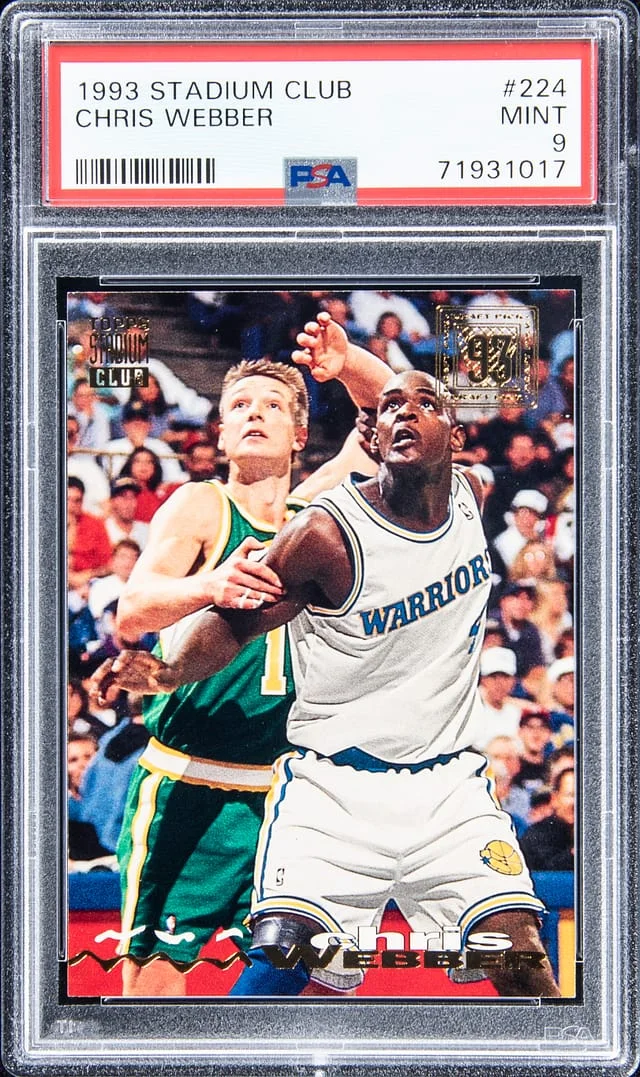 1993-94 Topps Stadium Club Chris Webber #224 card image