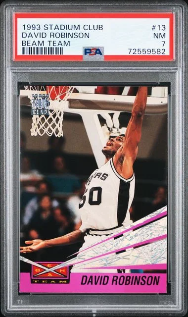 1993-94 Topps Stadium Club David Robinson Beam Team #13 card image