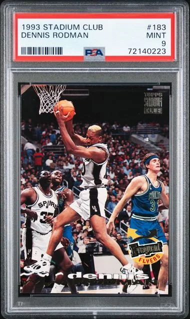 1993-94 Topps Stadium Club Dennis Rodman #183 card image