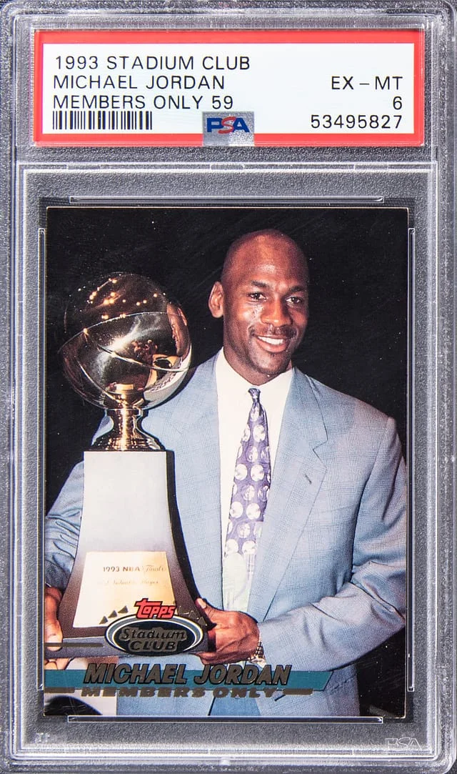 1993-94 Topps Stadium Club Members Only Michael Jordan #59 card image