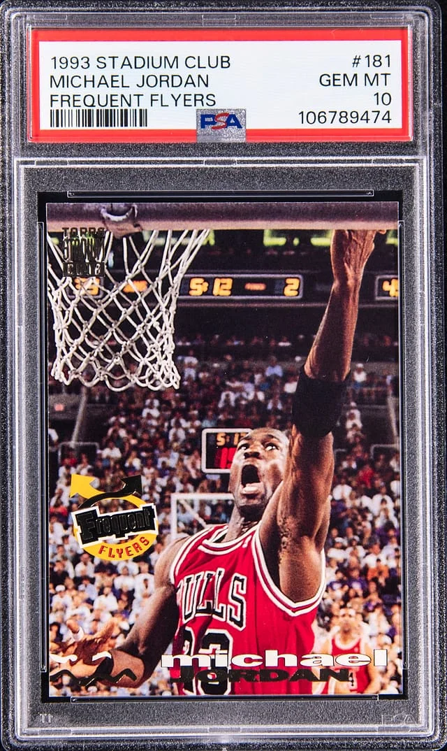 1993-94 Topps Stadium Club Michale Jordan Frequent Flyers #181 card image