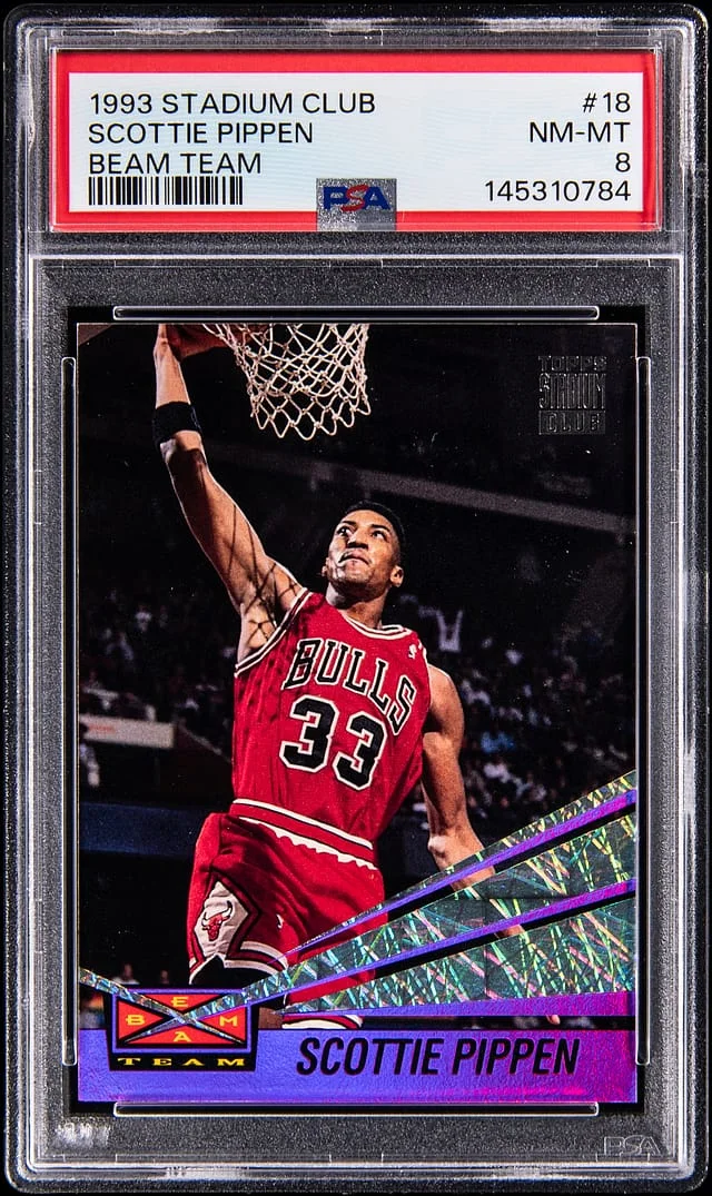 1993-94 Topps Stadium Club Scottie Pippen Beam Team #18 card image