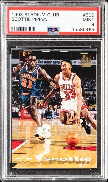 1993-94 Topps Stadium Club Scottie Pippen #300 card image