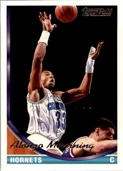 1993-94 Topps Alonzo Mourning Gold #170 card image