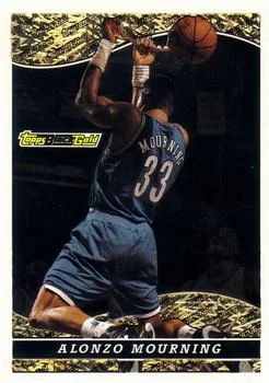 1993-94 Topps Alonzo Mourning Black Gold #4 card image