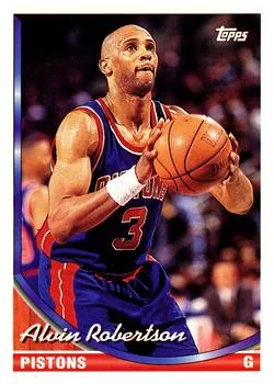 1993-94 Topps Alvin Robertson Variant #65 card image